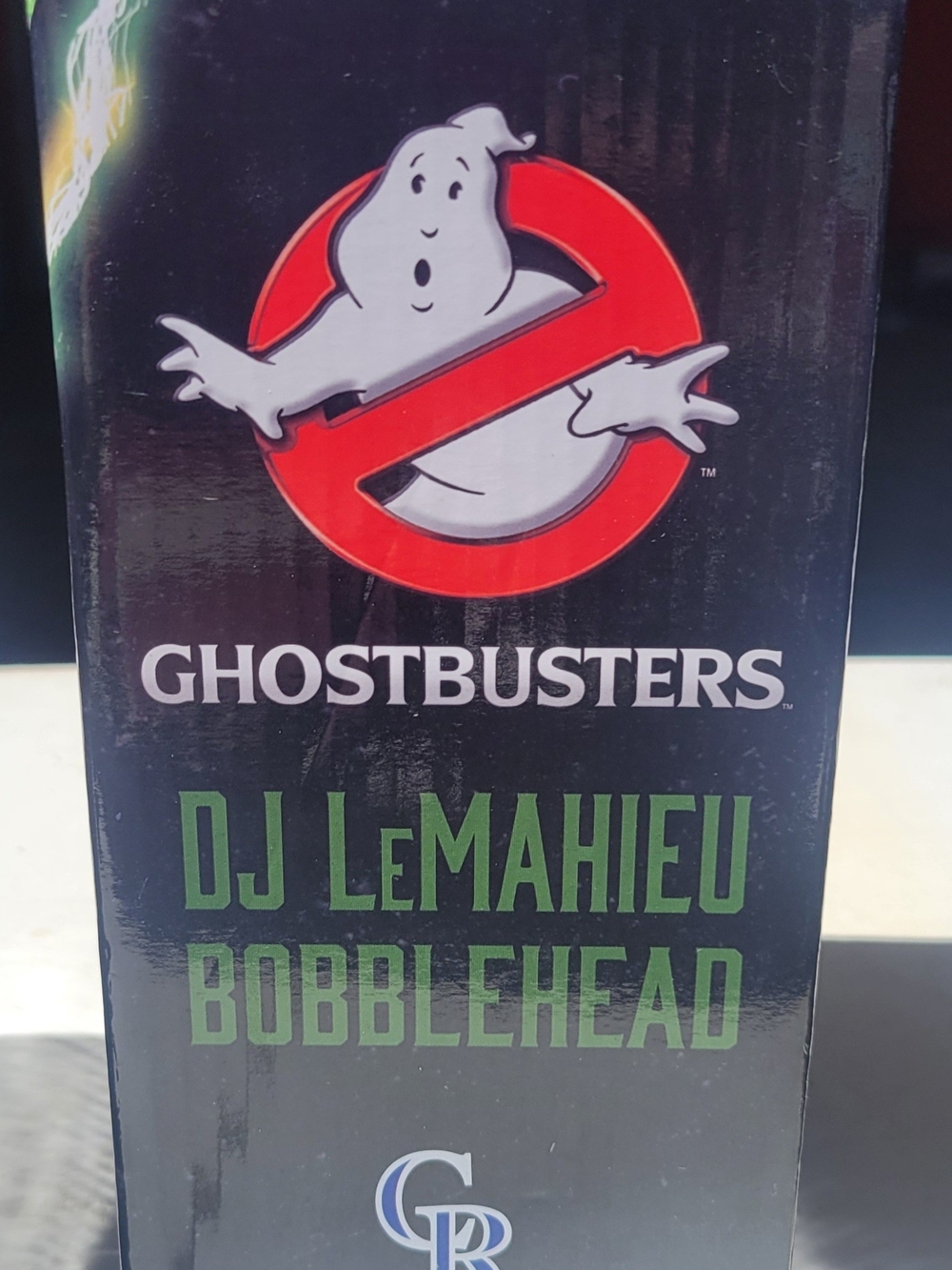 Ghostbusters DJ LeMahieu Bobblehead - Black with Red & White Logo